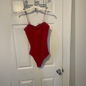 Red, bodysuit